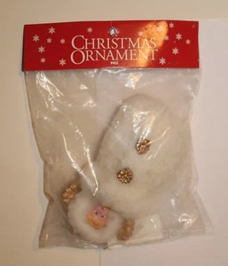 FIGI Cherub w Wool Coat Angel Ornament Christmas NEW - Picture 1 of 5