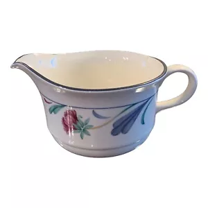 Lenox Mohnblumen auf blau Soße Boot Geschirr Sauce Geschirr Griff - Bild 1 von 11