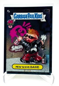 New Wave DAVE 65a Black Parallel 01/10 Bookend Garbage Pail Kids Worst of 40th - Picture 1 of 9