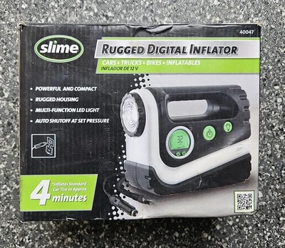 Slime “Inflador digital resistente #40047” para autos, camiones, bicicletas e inflables. Foto 1 de 4