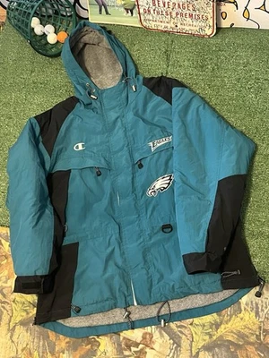 Parka Campeona Philadelphia Eagles Años 90’s Y2K Hombre’s XL Foto 1 de 4