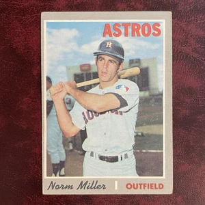 1970 Topps Set NORM MILLER semi high #619 HOUSTON ASTROS - SEHR GUTER ZUSTAND - Bild 1 von 2