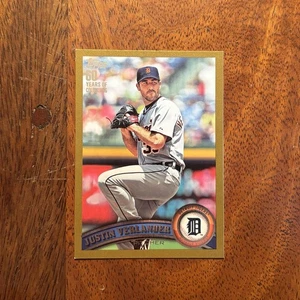 Justin Verlander 2011 Topps #355 Gold /2011 - Detroit Tigers - Bild 1 von 2