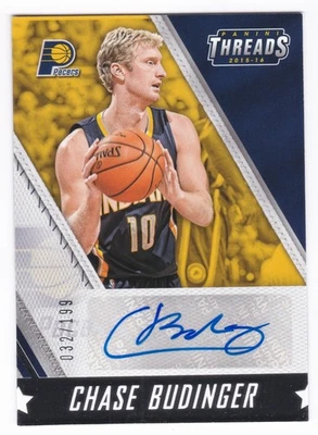 2015-16 Panini Threads Chase Budinger Auto #S-CBD Signage Autograph #/199 - Image 1 of 2
