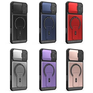 Magnetic Stand Mag Safe Case Lens Cover For iPhone 17 Pro Max 16 15 14 Plus 13 - Picture 1 of 25
