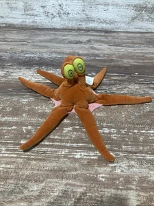 RARO peluche vintage Disney Store Peter Pan 2 Return to Neverland Octopus Bean Bag - Foto 1 di 10