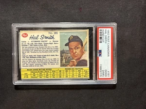 1962 Post Canadian Hand Cut Grade 2 #181 Hal Smith - Picture 1 of 2