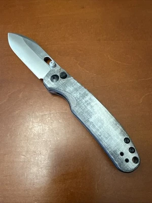 Rare! Kizer Hic-Cup V3606C1 154CM Blade Green Micarta Folding Knife - Image 1 of 4