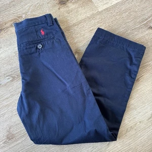 Polo Ralph Lauren Jungen Chino Hose dunkelblau Größe 6 Baumwolle gerades Bein - Bild 1 von 15
