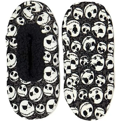 Calcetín Zapatilla Pesadilla Antes de Navidad Fuzzy Babba Talla Única Para La mayoría 7-9.5 NUEVO Foto 1 de 4