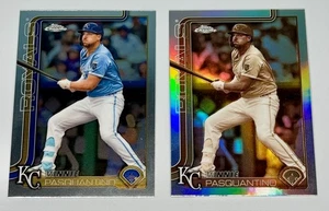 2025 Topps Chrome - Vinnie Pasquantino - Sepia Refractor & Base - Picture 1 of 2