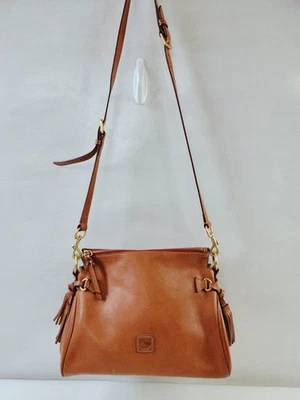 Dooney And Bourke Tan Florentine Tassel Shoulder Bag Leather Purse - Image 1 of 4