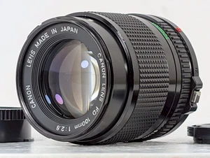 [Exc+4] Canon New FD NFD 100mm f/2.8 MF Standard Lens from JAPAN - Picture 1 of 17