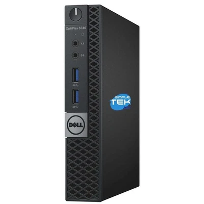 Dell 3040 Micro Mini PC i5 8GB 240GB Windows 10 Pro Desktop Computer HDMI - Image 1 of 4