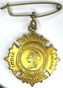 1897 Diamond Jubilee Queen Victoria Medal (S12) - Picture 1 of 2