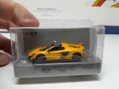 minichamps - McLAREN 675LT SPIDER - 1/87 SCALE HO GAUGE MODEL CAR  870 154432 - Image 1 of 4