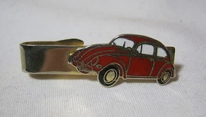Raro broche de corbata vintage Volkswagen Beetle Bug GA-Rel Prov. R.I. - Imagen 1 de 4
