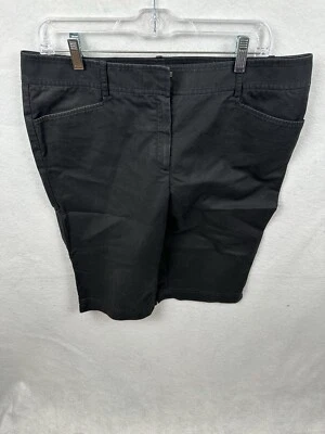 Lafayette 148 New York Women’s Black Bermuda Capris Size 12 Foto 1 de 4