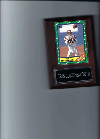 CRIS COLLINSWORTH PLAQUE CINCINNATI BENGALS FOOTBALL NFL   C Cover