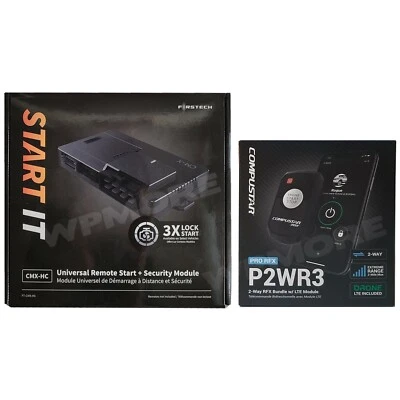 Compustar RFX-P2WR3-SS 2-Way 2-Mile Remote Drone DR X1 + FT-CMX-HC START IT Cont - Image 1 of 3