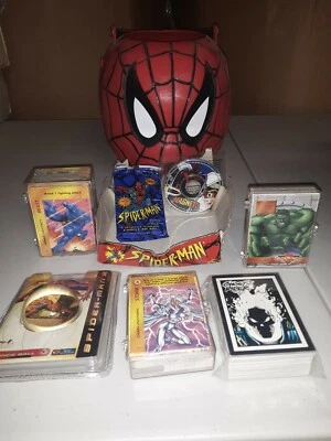 ENORME LOTE LOCO DE CARTAS DE SPIDERMAN☆ 1997 FLEER+MARVEL+GHOST RIDER+¡MÁS!SHELF190 Foto 1 de 4