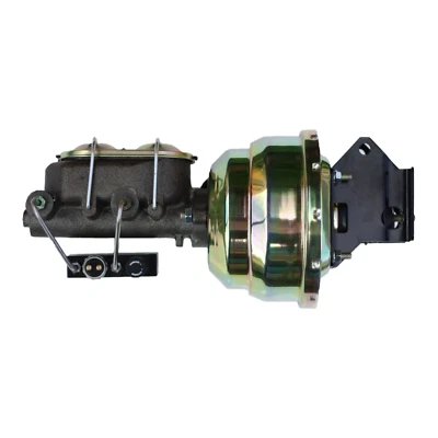 Ford F100 1957-72 8 pulgadas refuerzo de freno de doble potencia y maestro de freno de disco de 1 pulgada de diámetro Foto 1 de 4