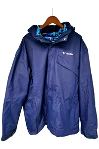 Columbia Men's Bugaboo II Fleece Interchange Jacket Navy - Picture 1 of 2