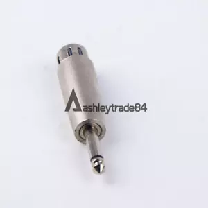 1 STCK. XLR Buchse Adapter auf 1/4 Zoll Single Track TRS Stecker NEU - Bild 1 von 4