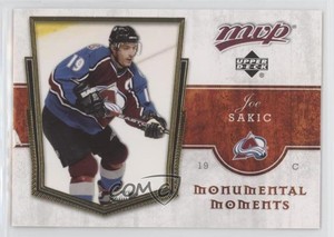 2007-08 Upper Deck MVP Monumental Moments Joe Sakic #MM1 HOF