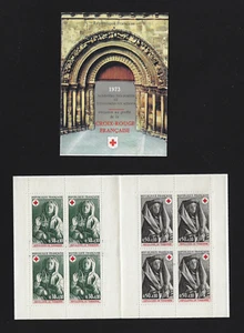 France Stamps — Booklet Pane of 4 — 1973, Red Cross Issue #B471a — MNH - Picture 1 of 1