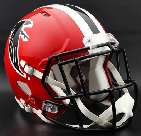 ATLANTA FALCONS Riddell SPEED Full Size Replica Football Helmet DEION SANDERS Cover