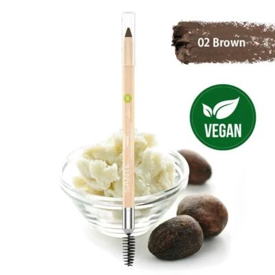 Lápiz de cejas natural orgánico Sante 02 marrón 1,08 g cejas de aspecto más suave Foto 1 de 3