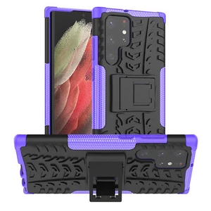 For Samsung Galaxy S23 S22 S21 FE Note 20 Ultra Armor Shockproof Kickstand Case - Picture 1 of 23