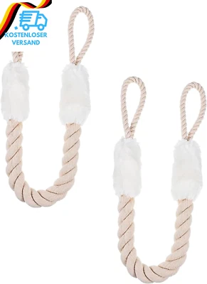 2 Stück Baumwolle Türkordel Klemmschutz Für Türen,Türklinken Schutz,Tür Stopper  - Bild 1 von 4