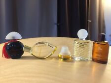 Lot de 5 miniatures parfum divers pour collection