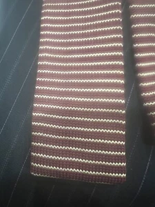 Mens Woven Slim Tie - Picture 1 of 3