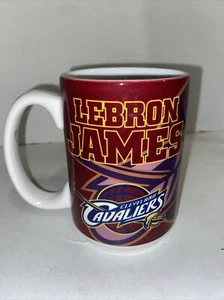 Rare NBA Official LeBron James Cavaliers #23 Photo Basketball Coffee Mug - Picture 1 of 5