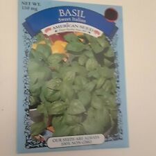2 Packets Basil Italian Herb Albahaca Seed Non-Gmo Plant Garden Container 2022