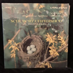 RCA Living Stereo LSC-2516 SCHUBERT Symphonies 8 & 5 REINER ST LP WD 1961 SHRINK - Picture 1 of 4