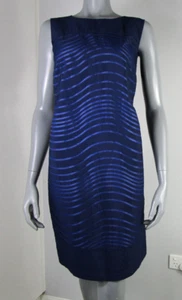 50% Off. Regatta: Navy & Purple Sheer Overlay Dress- Size 14 Pettites* - Picture 1 of 9