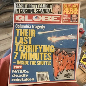 GLOBE Tabloid - 2/18/03 - Columbia Tragedy - High Grade - Like New+++++ - Picture 1 of 1