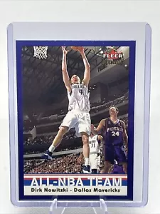 2002-03 Fleer Premium #8 Dirk Nowitzki NBA HOF Germany All-NBA Team NM+ - Picture 1 of 2
