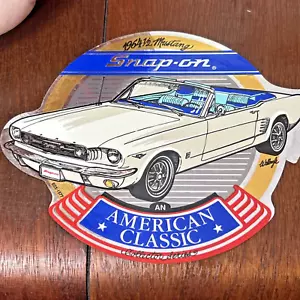 NOS Vintage Snap-on Tools American Classic 64 Mustang Tool Box Decal - Foto 1 di 7