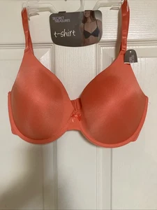 New Secret Treasures Intimates Coral Tailored T-Shirt Bra Size 38DD Underwire - Picture 1 of 4