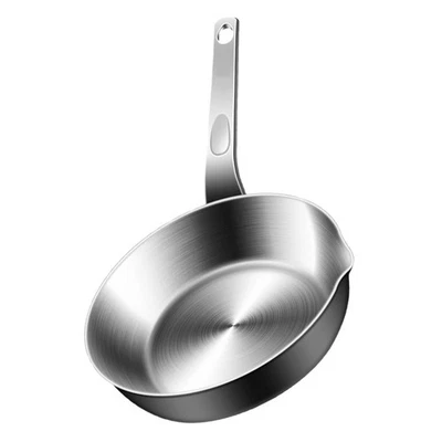  Pentola Per Pancake Padella Uova Occhio Di Bue Piccola in Acciaio Inossidabile - Immagine 1 di 4