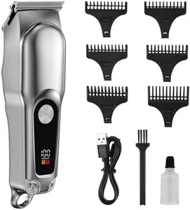 Maquina De cortar Cabello Pelo Set Máquinas Profesional Cortapelos Para Hombres - Picture 1 of 7