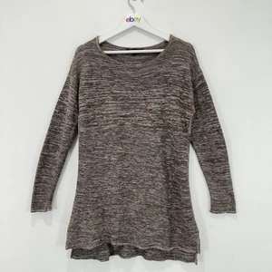 Ellen Tracy Jumper Women XL Brown Knit Cotton Blend Long Sleeve - Picture 1 of 9