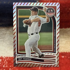 2024 Panini - USA National Team - Stripes Foil TREY YESAVAGE #82 Blue Jays SP - Bild 1 von 2