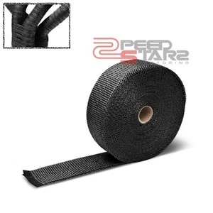 RACING EXHAUST HEADER TURBO MANIFOLD DOWNPIPE BLACK HEAT WRAP 2" X1/16 X404" 10M - Picture 1 of 1