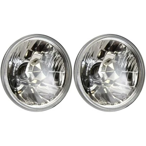 Set of 2 Headlights Driving Head lights Headlamps Driver & Passenger Side Pair - Picture 1 of 5